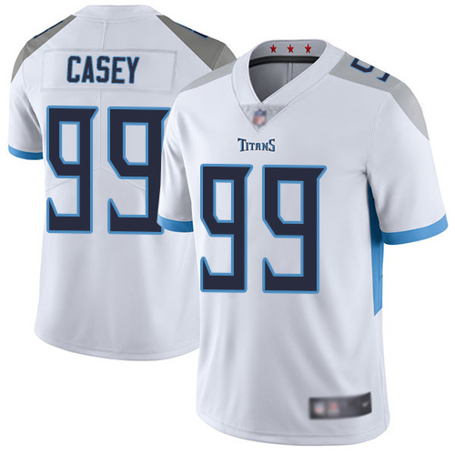 Tennessee Titans Limited White Men Jurrell Casey Road Jersey NFL Football 99 Vapor Untouchable